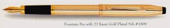 高仕金筆14K鍍金鋼筆,詳盡說明介紹