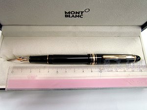 Mont Blanc 萬寶龍145金夾經典鋼筆(小班),詳盡說明介紹