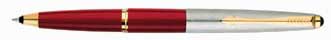派克新45型紅色鋼套金夾鋼珠筆,詳盡說明介紹